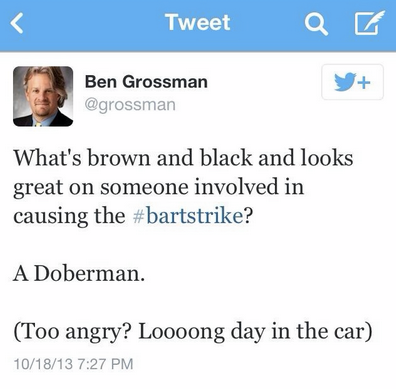 Ben Grossman Tweet