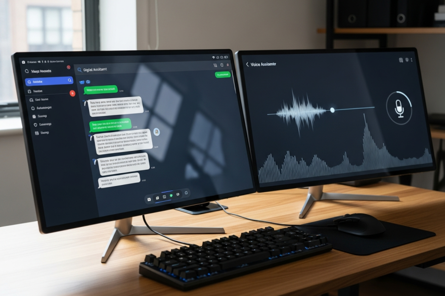 chatbot vs ai voice agent