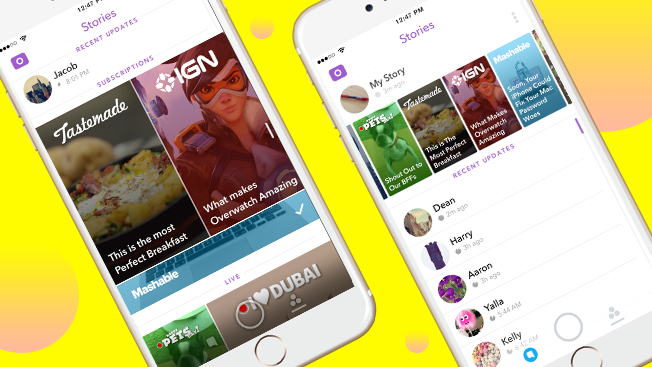 snapchat launches redesign